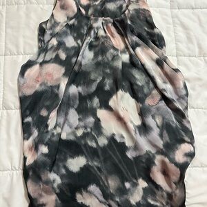 H&M Floral Sleeveless Dress - Black and Pink